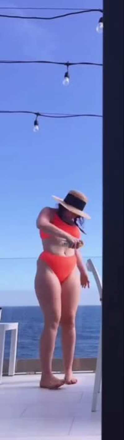 Her ass in bikini 