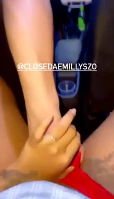 Emillyszo dando uma de atriz pornô 🔥🔞