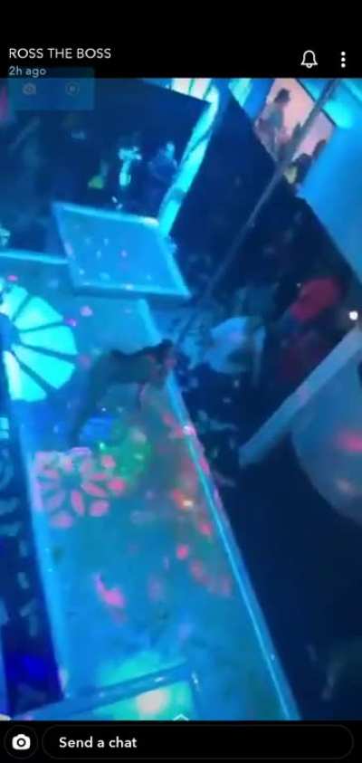 This dude runs these fake unlicensed "strip clubs" that keep changing the name.