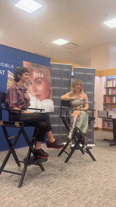 With Alyson Stoner at Barnes &amp;amp; Noble for &ldquo;Over The Influence&rdquo; 9/22/24