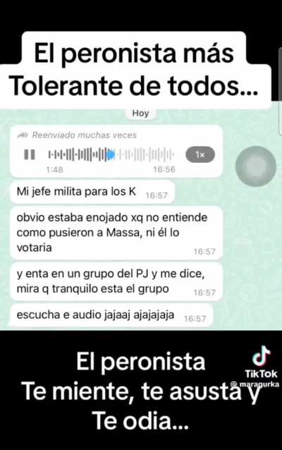 La tomaron tranqui la derrota..