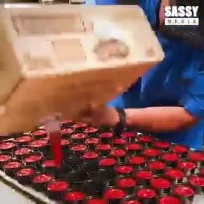 Olympic level sauce dispensing