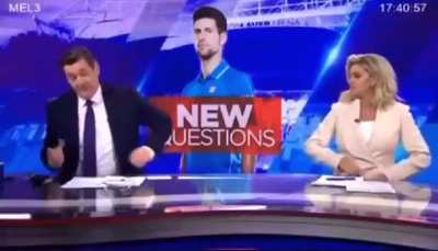Hot Mic: Aussie Presenters Caught Saying &ldquo;Asshole&rdquo; Djokovic Two Australian TV presenters appear to have been caught slamming tennis star Novak Djokovic off-air, calling him a &ldquo;lying, sneakily asshole&rdquo; for allegedly falsifying immigration documents.