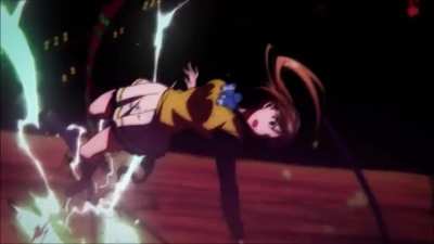 Mai likes to jump around