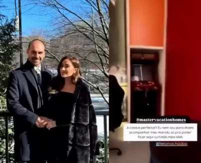 Eduardo Bolsonaro: "eu n&atilde;o aceitei esse chamado pra ter conforto ou comodidade". A realidade: