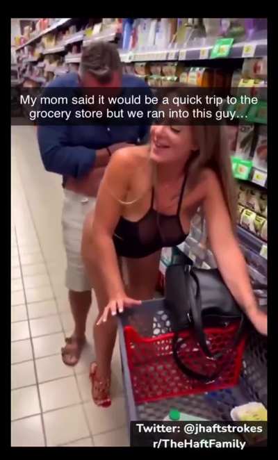 My mom always says our stop at the grocery store will be quick, it never is