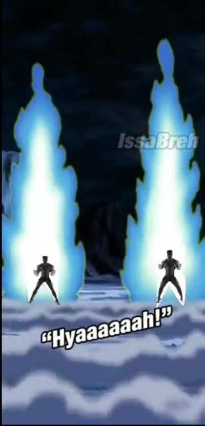 SSB Goku &amp;amp; SSB Vegeta's active skill but with 2 gigachads