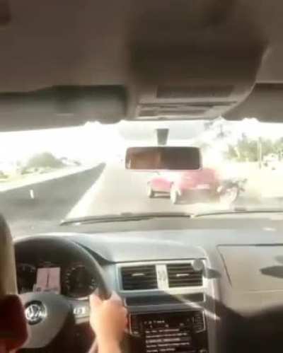 Crazy brazilian biker
