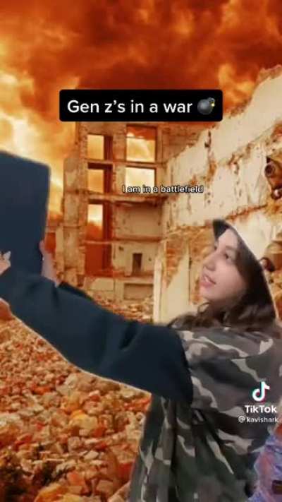 Gen Z's in a war