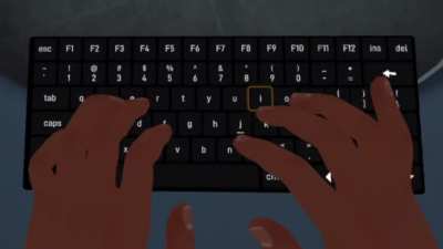 No more touch typing in VR! "Virtual Keyboard Overlay" (Immersed Trailer)