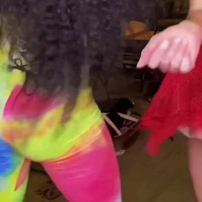 Naomi&rsquo;s god-tier booty on display.