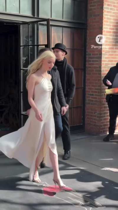 On her way to the Late Night Show