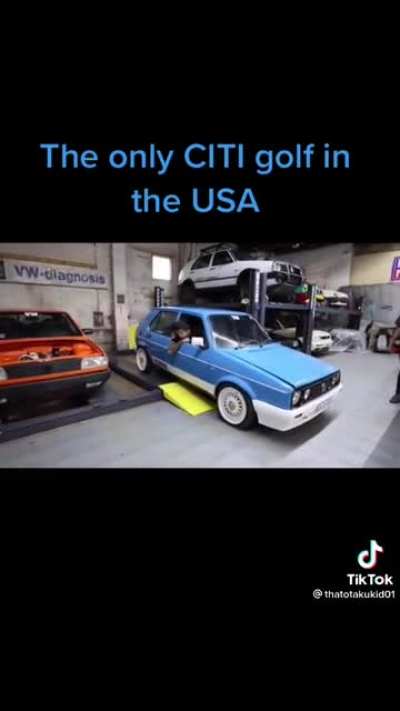 The only Citi Golf in the USA! 🇿🇦