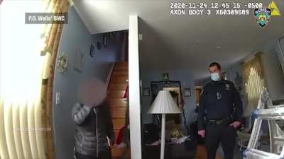 Domestic abuse suspect goes in all guns blazing in an attempt to kill his victim and the cops protecting her. More info in comments.