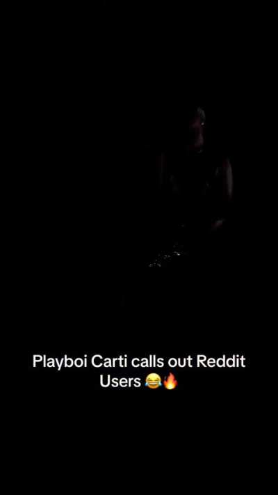 Carti talks about Reddit &eth;