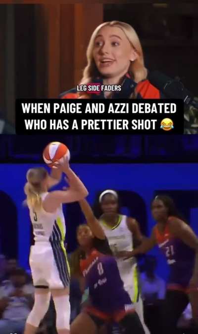 UConn 🌟 Azzi &amp;amp; WNBA ROY Paige debate - who has the best shot👀‼️😜🫶
