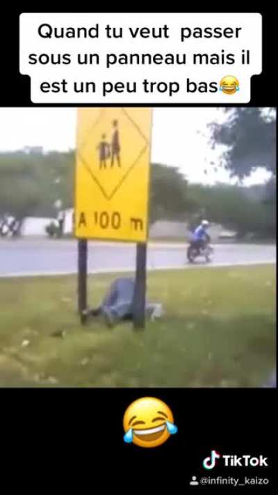 Didn't see it coming, literally...