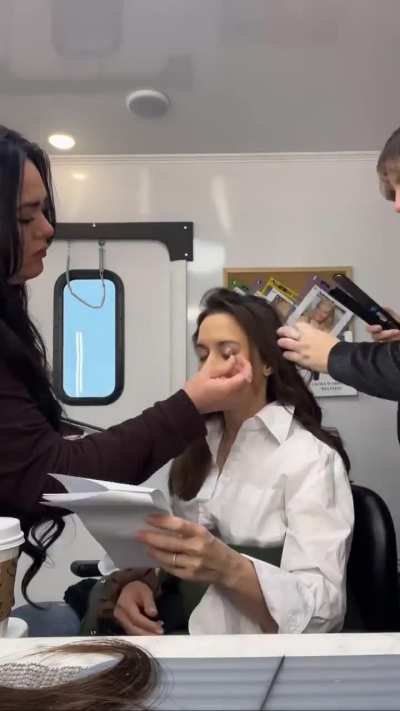 Hair &amp;amp; Makeup on "Haul out the Holly: Lit Up"