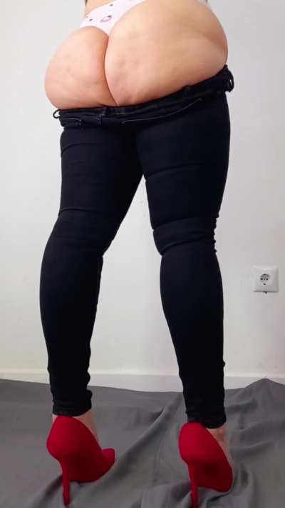 You weren't just supposed to take pictures of the heels?