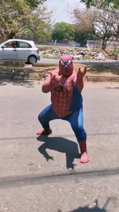 Spiderman Too Fat To Swing To Home