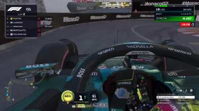 What would you&rsquo;d rate my My F125 Monaco Grand Prix qualifying? season:6 round:8/24 Ps5 slim controller