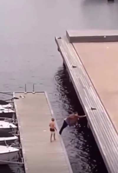 That boys a hero!