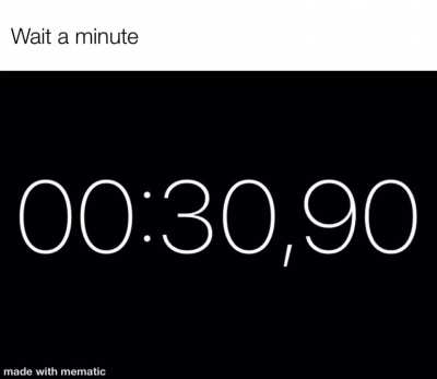 Wait a minute...