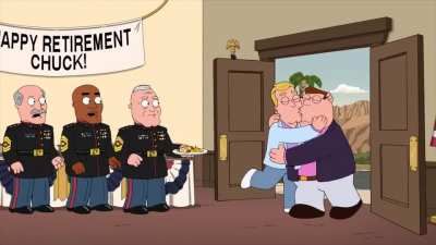 Family guy nike commercial - don't have just one family, have three lol