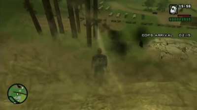 Helicopter Takedown with a Car : Recreated