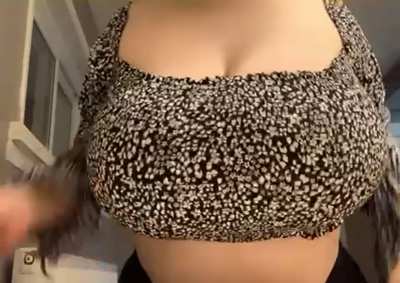 celebrating Friday with a surprise boob drop! OC