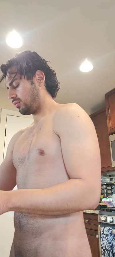 Making breakfast