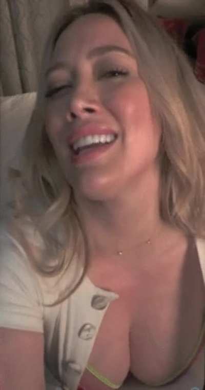&ldquo;I know you&rsquo;ve been staring. That&rsquo;s okay, I don&rsquo;t bite. Come take a closer look&rdquo; Step Mom Hilary Duff. &ldquo;Oh wow you really have got excited.&rdquo;