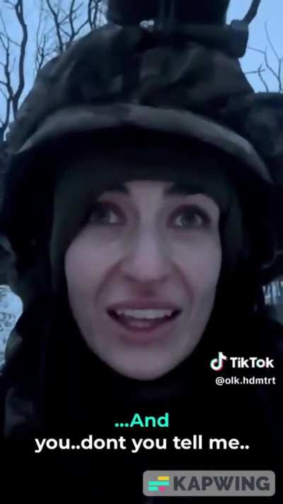 Legendary Ukrainian fire-support Commander ~Witch~ "No matter how many churches they acquire and shout from every corner about traditional values, Mariupol, Bakhmut, Kherson and Bucha will show the true face of the enemy"