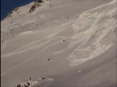 HMRB while I set off this huge avalanche