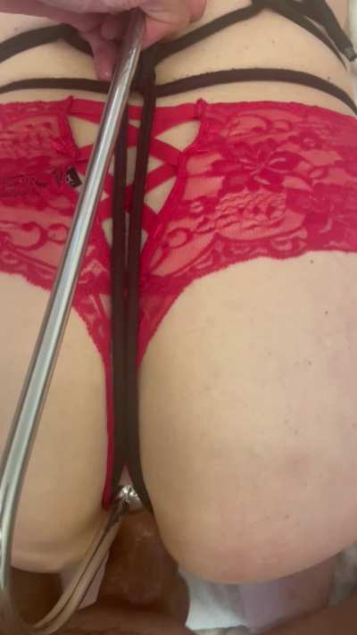 Catch of the day: roped MILF