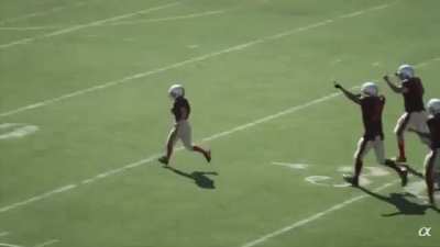 Wholesome football moment