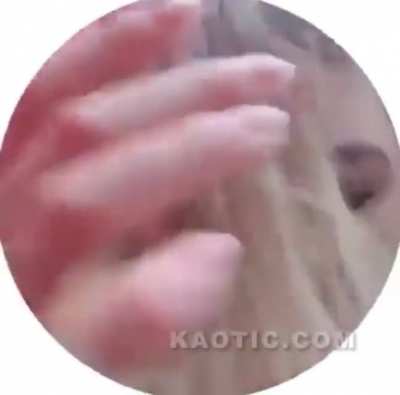 Girl cheats death when missile explodes near her in Kyiv