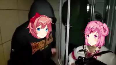 I gently open the door and&ndash;