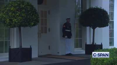 I go inside now.
