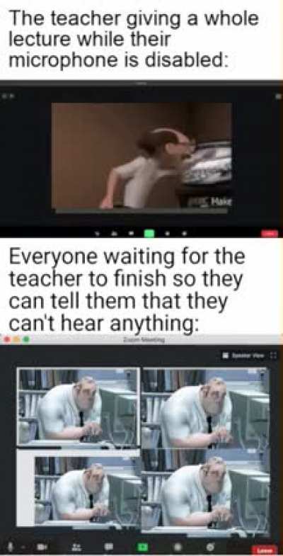 And then they won't repeat what they said