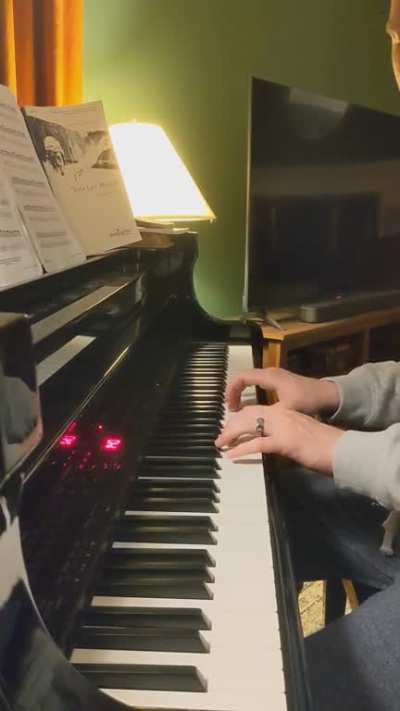 She doesn't like my piano playing