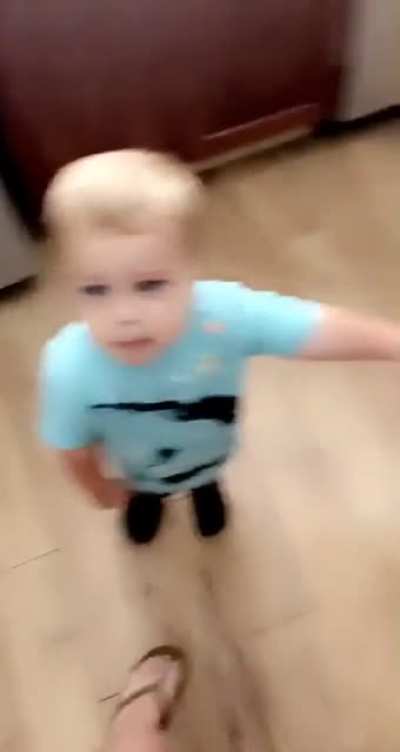 "Oh that was good... can my fren have some too?"