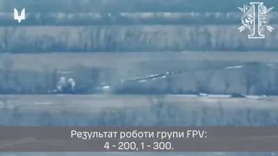 Drones of Ukraine's SSO/8th Brigade targeted RU infantry and vehicles in the Donetsk region. Feb. 20, 2024 post.