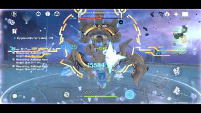 cryo buffs are back in the abyss! kaeya can waltz all over these bosses