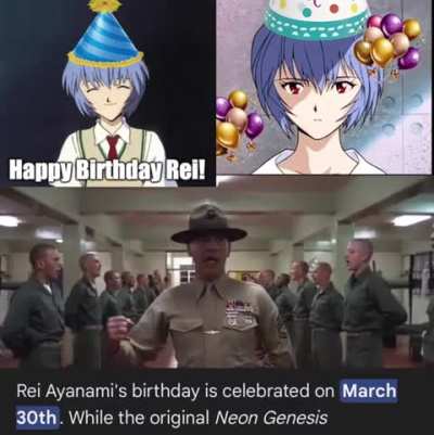 Feliz anivers&aacute;rio rei, segunda melhor garota