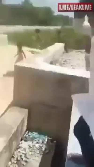 Indian TikToker trying to make a viral video walking next to a train