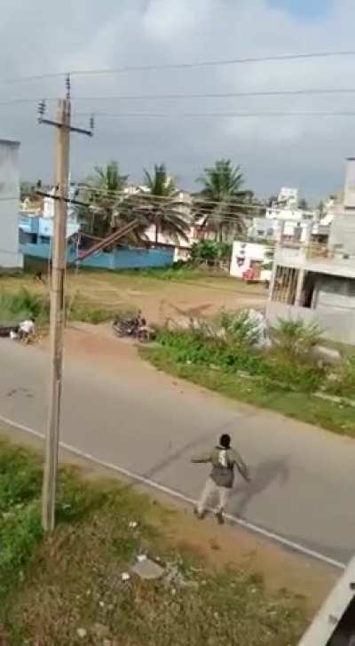 Leopard attack at an Indian town