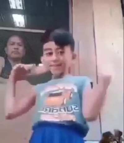 He looks so dissapointed