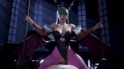In the Castle Proper, Morrigan (Lazy Procrastinator/Dark Dreams) [Darkstalkers]
