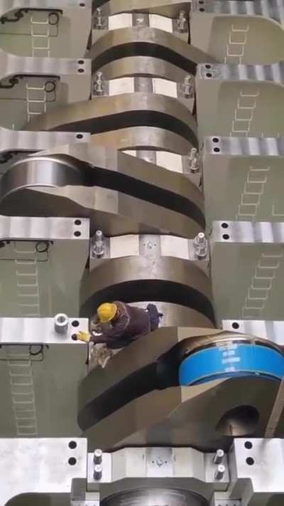 Crankshaft of a ship engine&hellip;